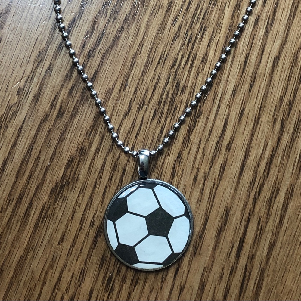 Soccer Pendant Necklace